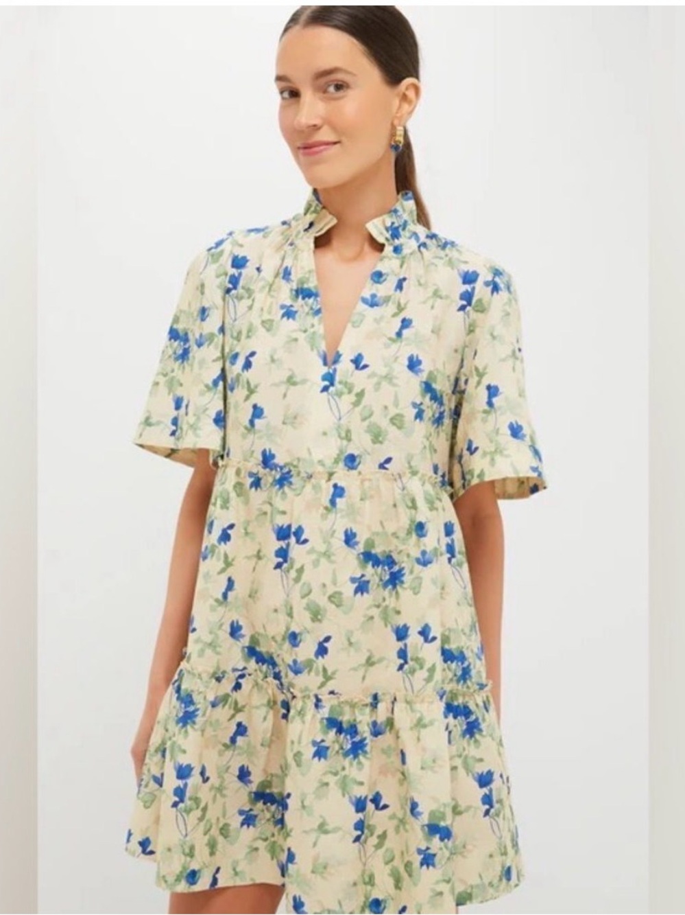 Tuckernuck Bellflower Blooms Crawford Mini Dress